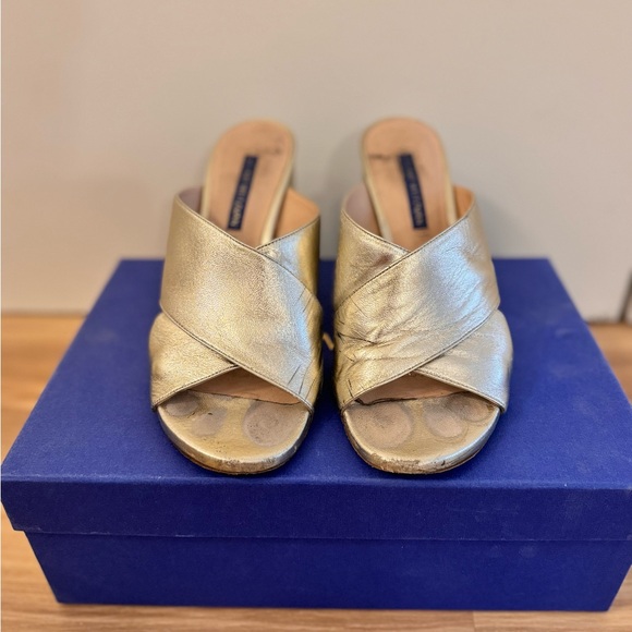 Stuart Weitzman Galene Sandal Platino - Picture 2 of 2